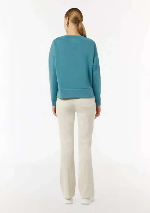 Sweatshirt mit Schmucksteinen