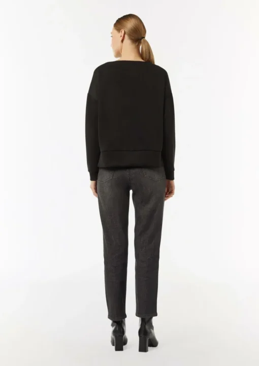 Sweatshirt mit Schmucksteinen