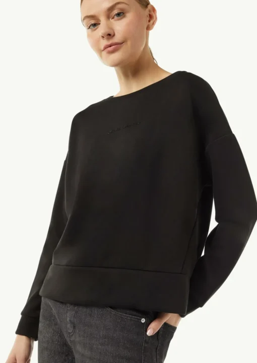 Sweatshirt mit Schmucksteinen
