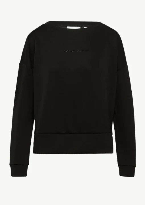 Sweatshirt mit Schmucksteinen