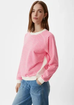 Sweatshirt mit Streifenmuster