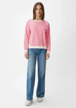Sweatshirt mit Streifenmuster