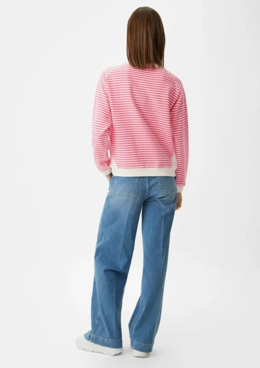 Sweatshirt mit Streifenmuster
