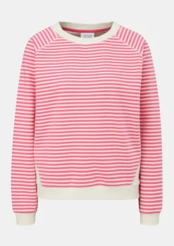 Sweatshirt mit Streifenmuster