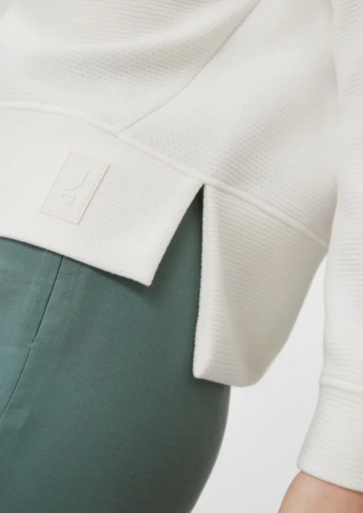Sweatshirt mit Strukturmuster