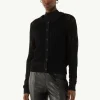 Transparente Strickjacke aus Ajourstrick