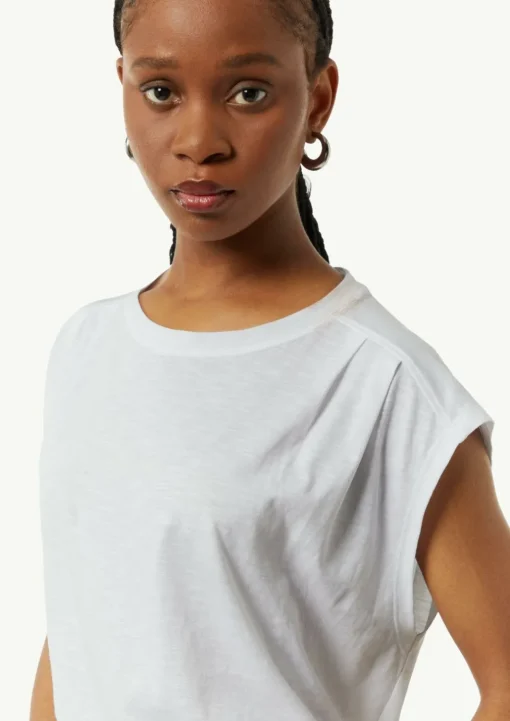T-Shirt mit überschnittenen Schultern