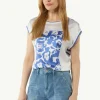 T-Shirt mit floralem Print