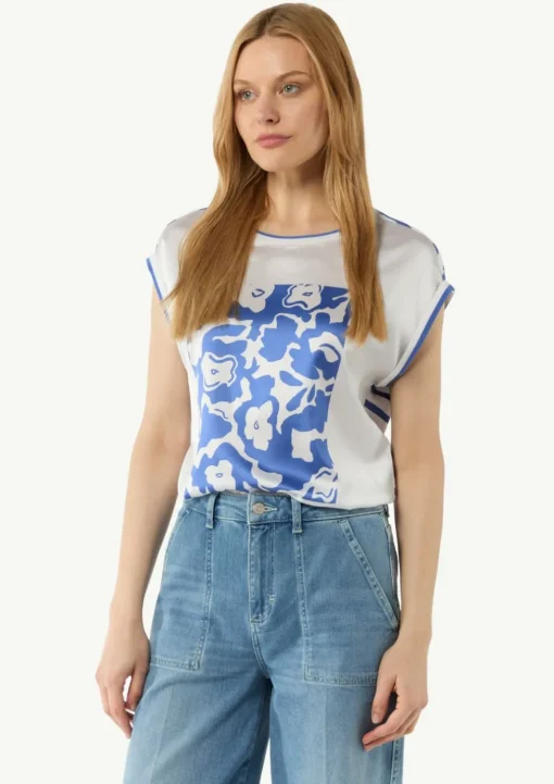 T-Shirt mit floralem Print