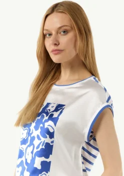 T-Shirt mit floralem Print