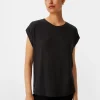T-Shirt mit Glitzergarn
