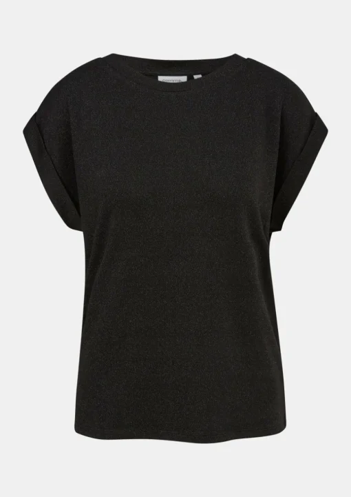 T-Shirt mit Glitzergarn