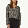 Tunikabluse mit All-over-Print