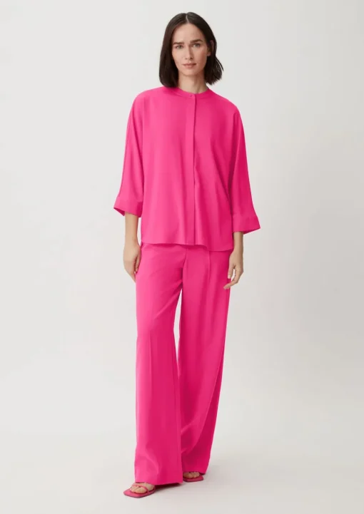 Twill-Bluse aus Viskosemix