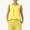 Viskosebluse mit Crêpestruktur