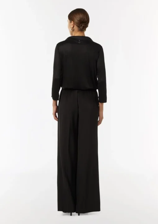 Viskose-Shirt mit Pailletten-Details