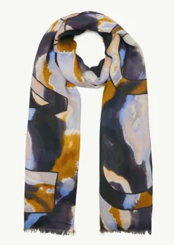 Weicher Schal mit Print