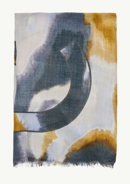 Weicher Schal mit Print