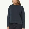 Weiches Sweatshirt mit Schlitz am Saum