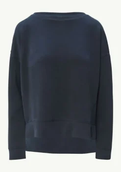 Weiches Sweatshirt mit Schlitz am Saum