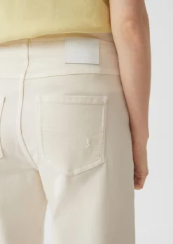 Wide leg-Jeans mit Tunnelzug