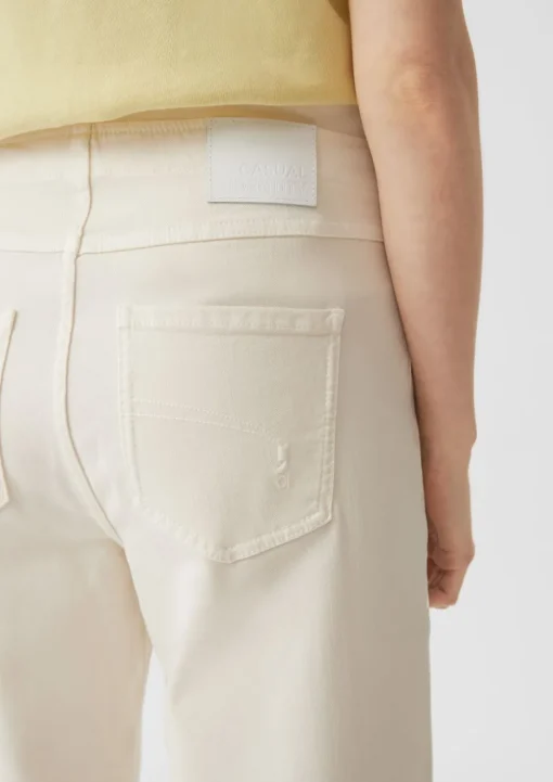 Wide leg-Jeans mit Tunnelzug